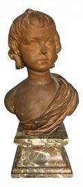 Augustin Pajou 18th c. Terra Cotta Bust