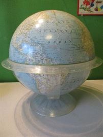 Retro National Geographic globe