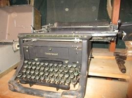 Antique Underwood typewriter