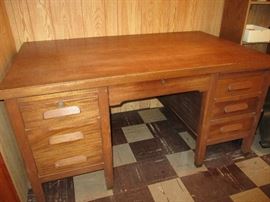 Vintage executive desk