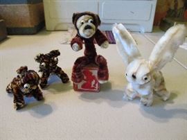 Vintage chenille pipe cleaner animals