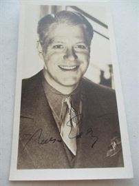 Nelson Eddy autographed photo