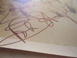 Bob Hope autographed photo