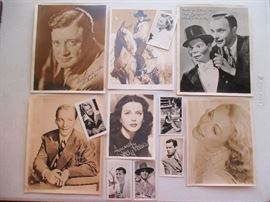 Various 1930's/1940's fan photos 