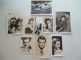 Various 1930's/1940's fan photos 