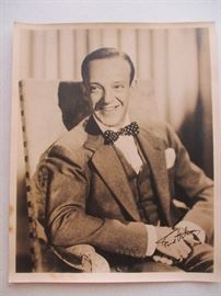 Autographed Fred Astaire photo