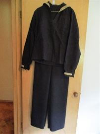 WWII sailors wool uniform.  Excellent condition