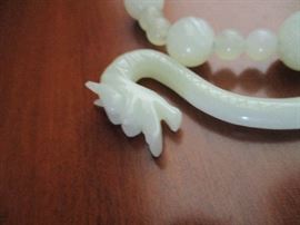 Vintage jade(?) stone necklace