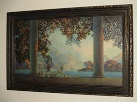Antique Maxfield Parrish "Daybreak".  The color is beautiful!