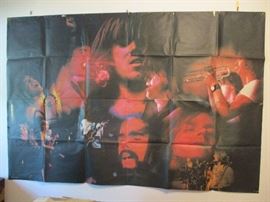 Very large vintage Black Sabath band poster.  72" x 42 1/2"