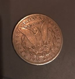 1878 S US $1 silver coin