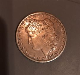1878 S US $1 silver coin