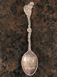 Sterling silver Los Angeles, Cal. City Hall souvenir spoon