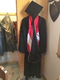 Vintage Doctorate's robe