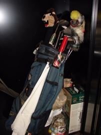 golf clubs and equipment