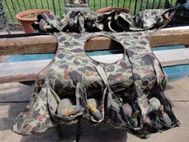 Mallard duck decoy set with vest