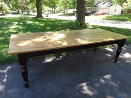 pine table 9 feet long