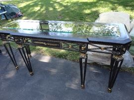 very nice heavy Maitland- Smith console table