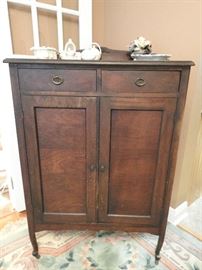 True Linen Press - Antique - but in great shape - perfect for the bathroom or at the end of a hall.