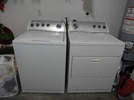Matched Pair of Whirlpool Washer and Dryer - (gas)