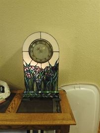 Stained Glass Cased Clock