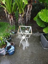 Perfect for your outdoor sitting set - all it needs is a cold drink