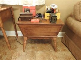 Colonial Revival ladies work box - sewing or knitting - or both