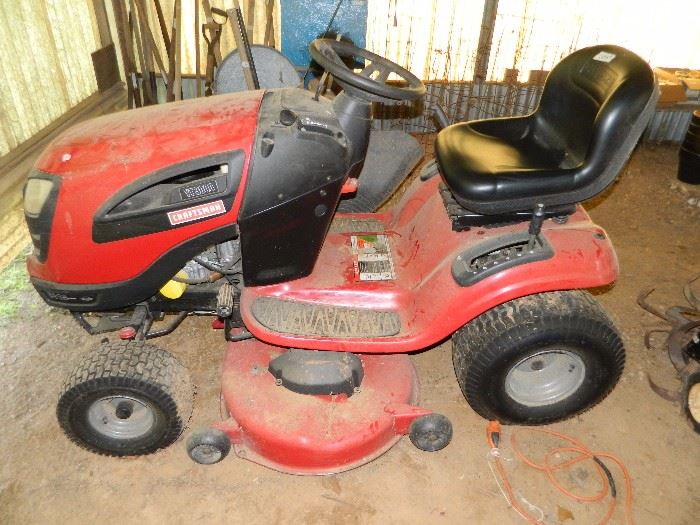 RV Building - riding lawn mower - second view