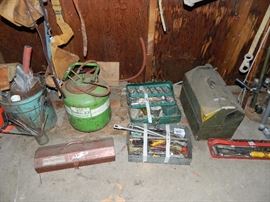 Tool Building - lots of tool boxes filled with tools