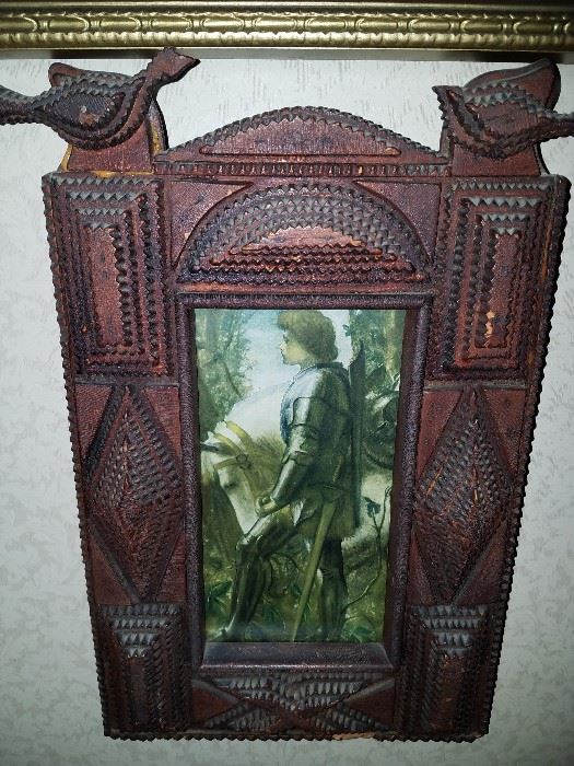         Large 3 Day Estate Sale!!!                                       SUNDAY  50%OFF ALL REMAINING ITEMS                                                                                  4 Floors Full!! 3 Generations!! Antiques, Primitives and Collectibles-All Under One Roof in a 1905 Historic Register Home!! Tramp Art frame