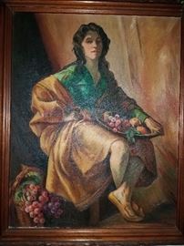 Much artwork-oils and framed prints, also nice selection of mirrors. A. Boulware artist