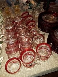 Kings Crown cups and plates