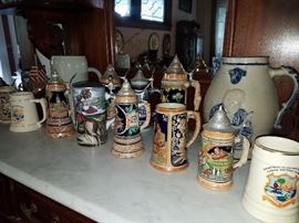 Steins and mugs