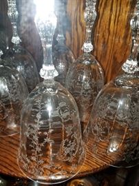Much, much  glassware. Fostoria