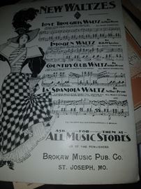 Back of Arthur Pryor sheet music-Rare Find!!