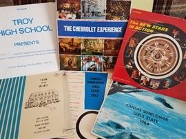 Collectible albums. Kansas Sunflower Girls State 1963 and 1964.