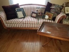 Vintage and modern sofas and chairs