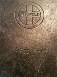 Cast iron skillets. Griswold #12 "Erie PA" 719A plus also Wagner items