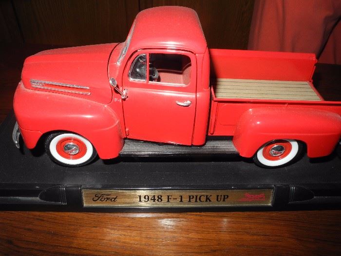 Vintage model cars and trucks