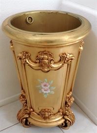 SOLD!    NOW 25% OFF. Silik Fine Italian Furniture - umbrella stand. 24" high. $330. Comparable retail: $995