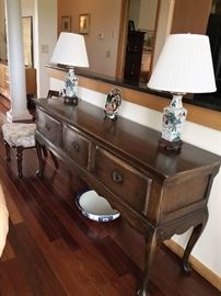   Long Sideboard With 3 Large Deep Drawers  in Great Condition !