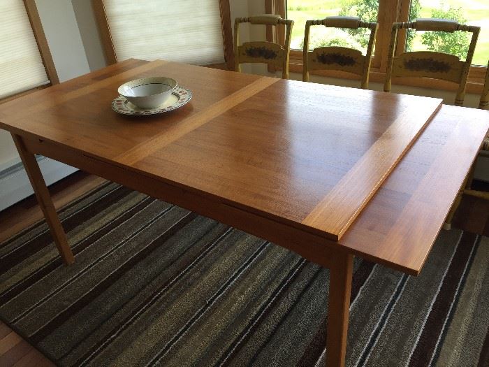 Contemporary Dining Table with Extensions