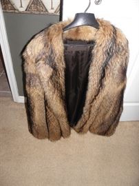 Long hair fox coat size M