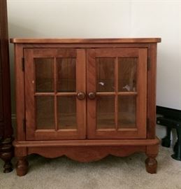 Small Cabinet with Glass Doors