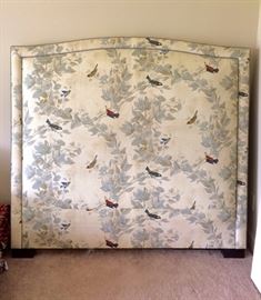 Pottery Barn "Tamsen Curved" Upholstered Headboard (Queen)