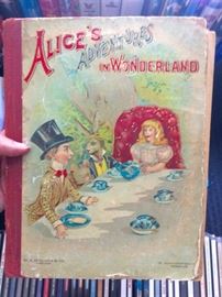 Vintage Alice's Adventures in Wonderland Book