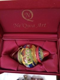 Ne'Qwa Art Christmas Ornaments (total of 5)