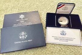 2002 Winter Olympic Games silver dollar