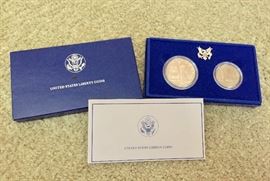1986 uncirculated Liberty coin set