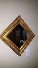 Small gilded mirror